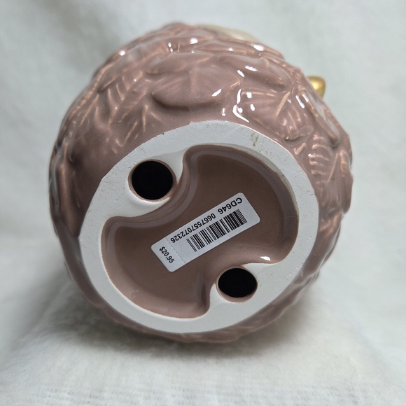 Bath & Body Works Pink and Gold Owl Candle Holder - Picture 4 of 4